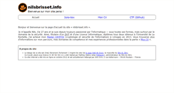 Desktop Screenshot of nilsbrisset.info
